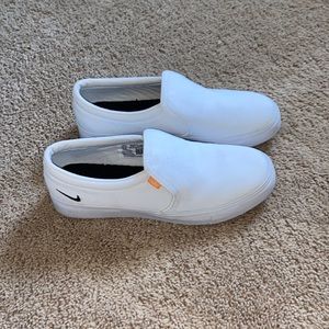 White Nike Slip On Sneakers
